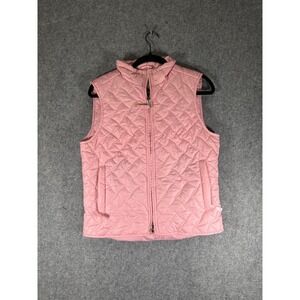 Royal Robbin Vest Women Medium Pink Quilted Puffer Outdoor Hiking Travel Winter